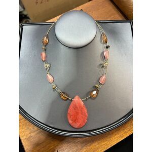 Vintage Multi Strand Decorative Necklace